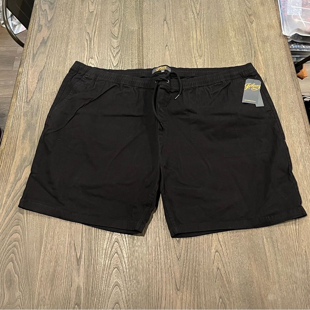 NWT Johnny Bigg Leighton Walk Shorts Black Size 52